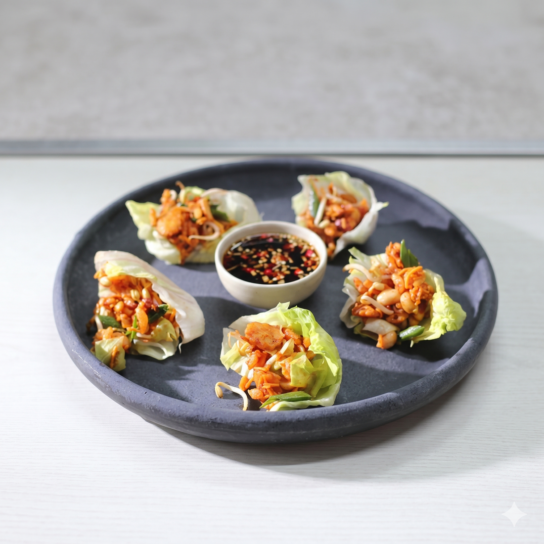 Bhel Lettuce Wraps