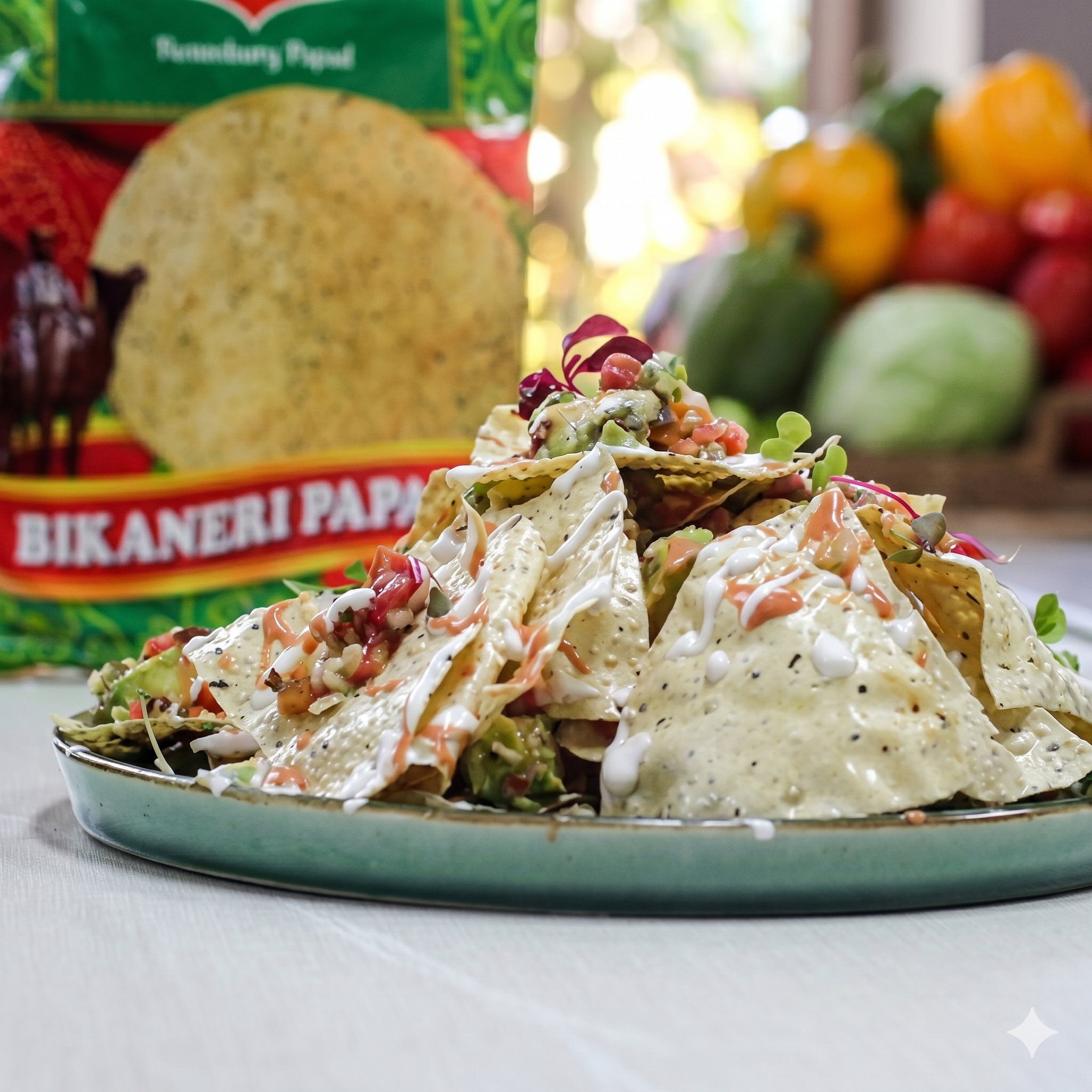Papad Nachos