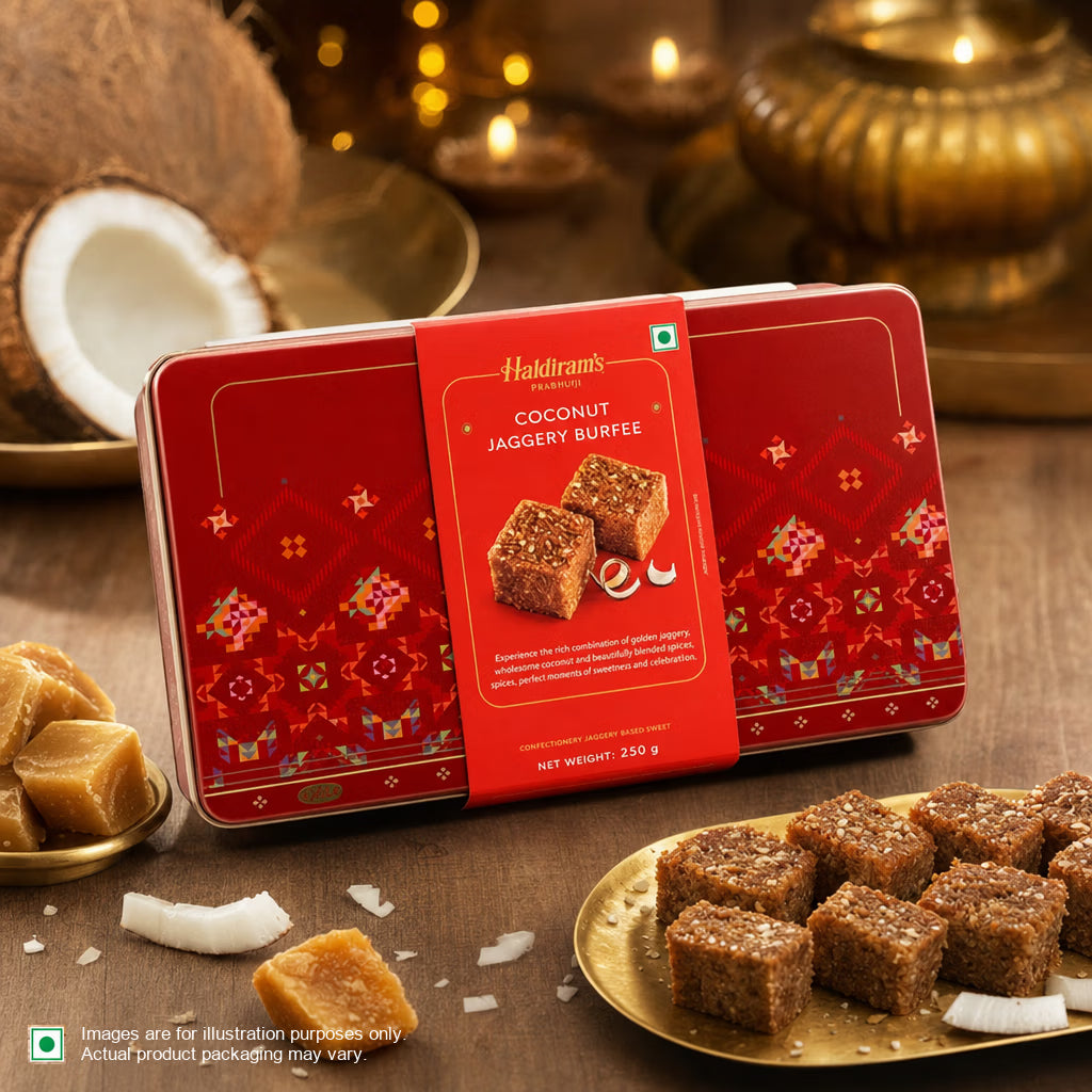 Coconut Jaggery Burfee