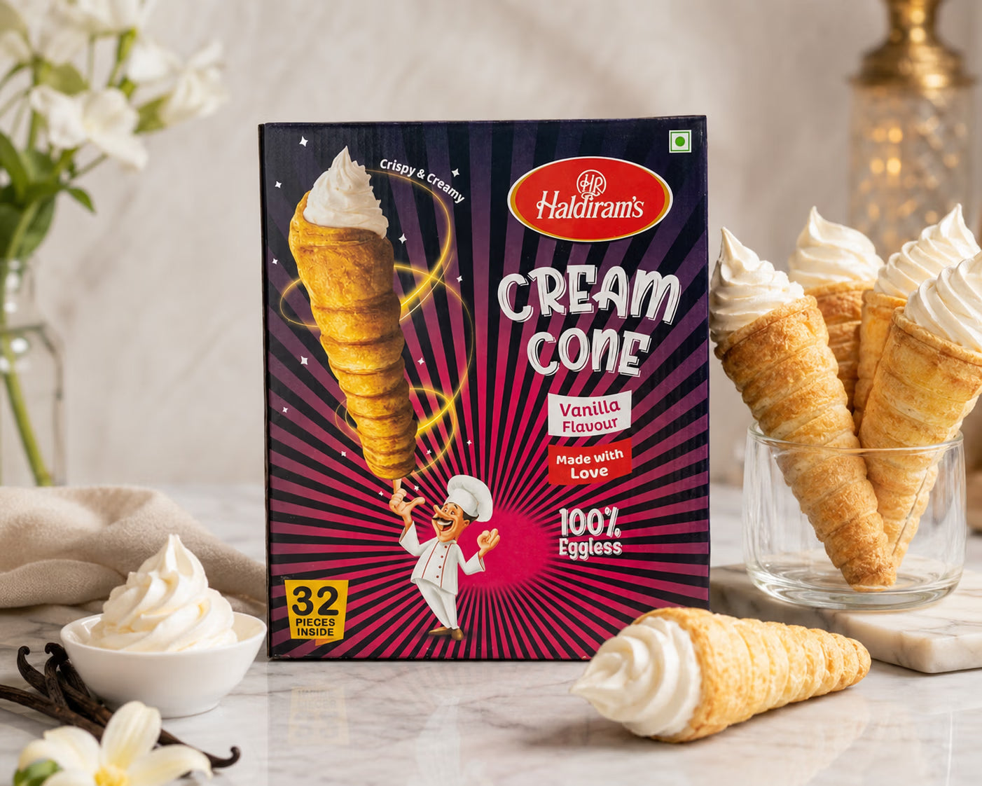 Cream Cone (Pack of 32)