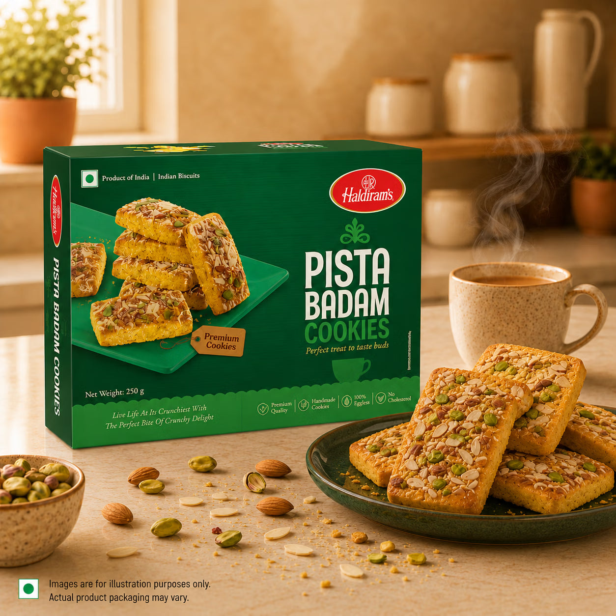 Pista Badam Cookies