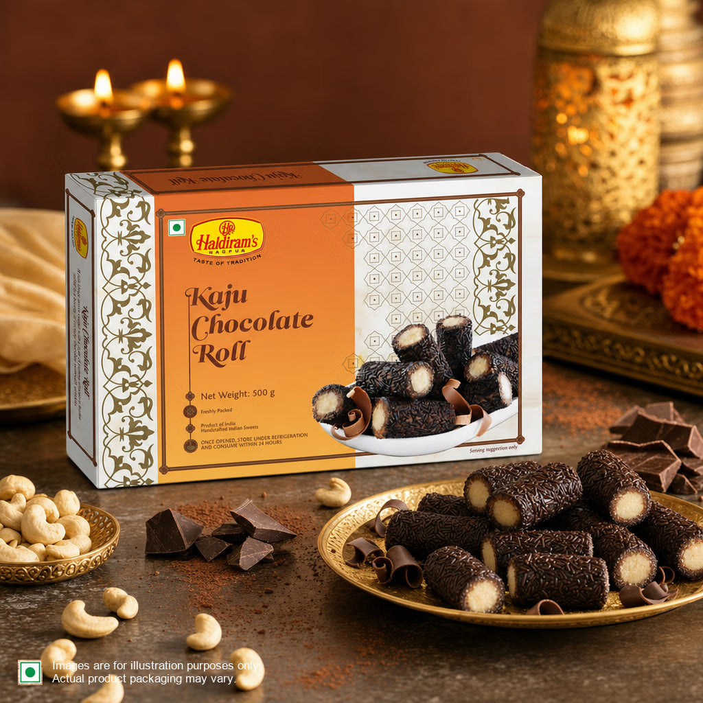 Kaju Chocolate Roll