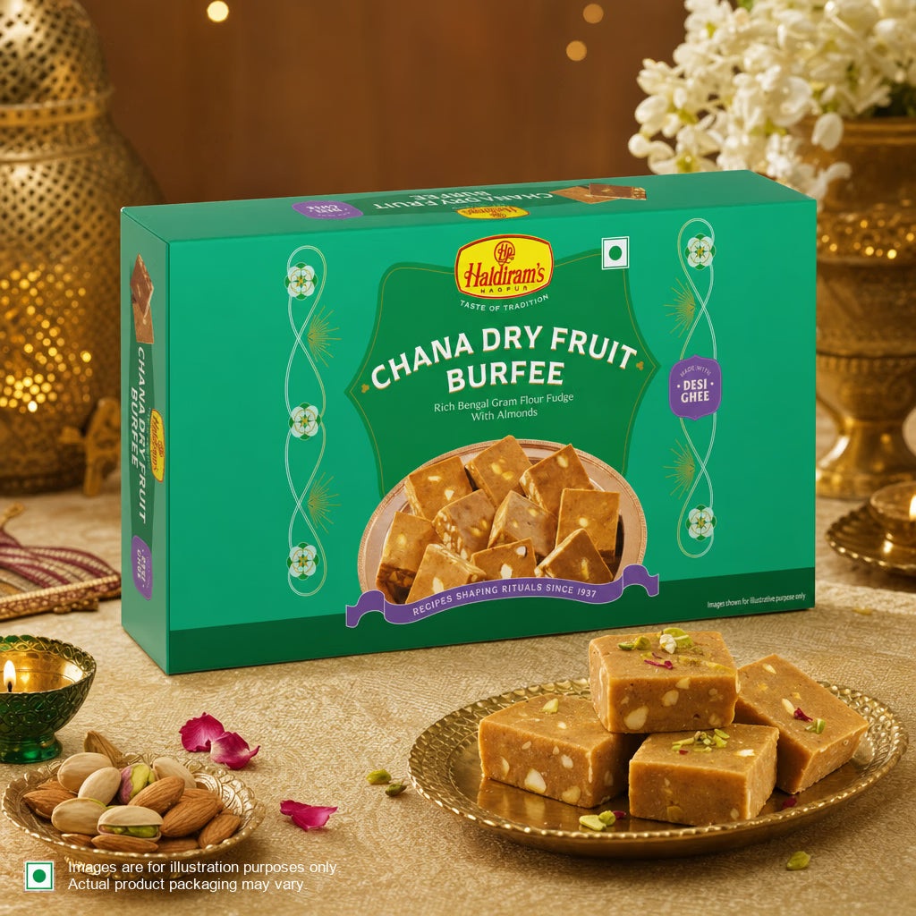 Chana Dry Fruit Burfee