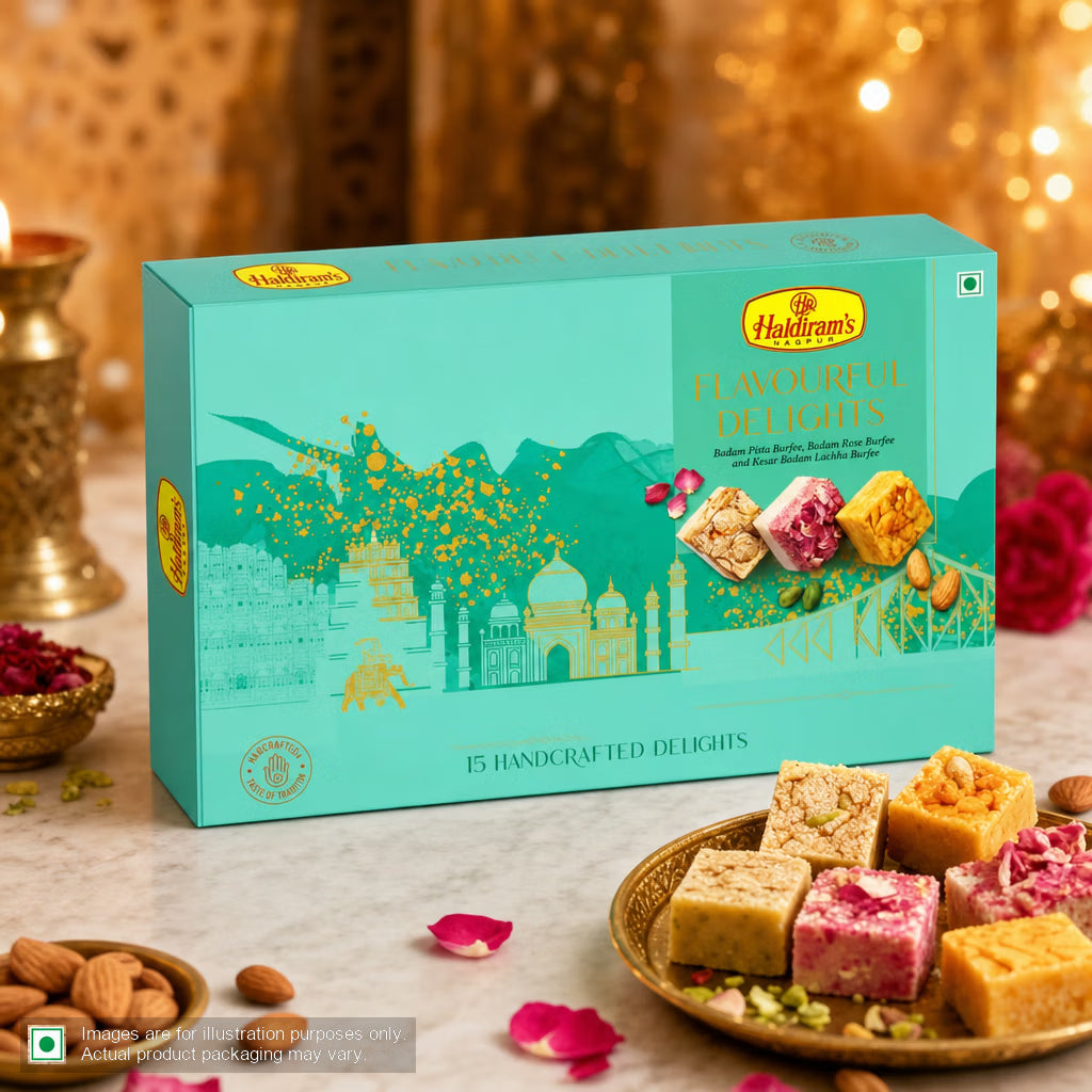 Flavourful Delights Assorted Badam Burfee