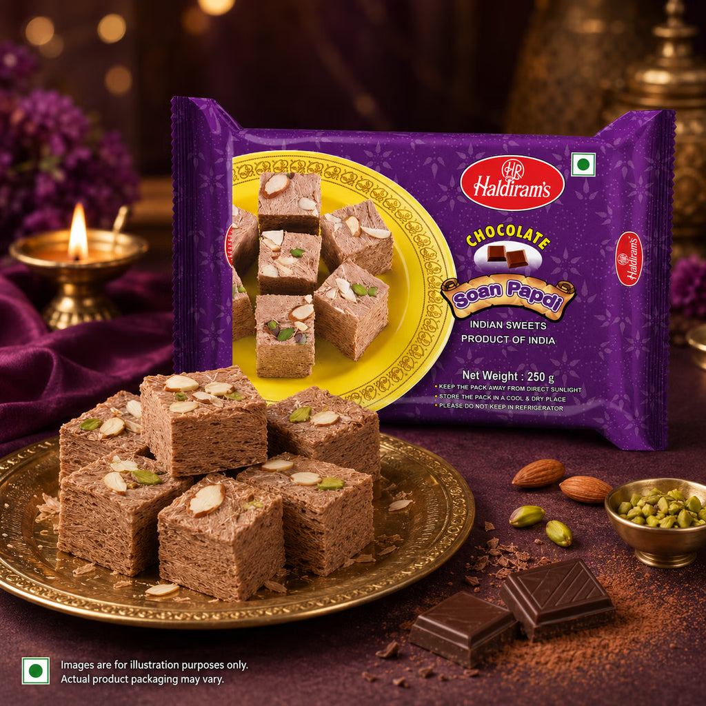Soan Papdi (Chocolate Flavour)
