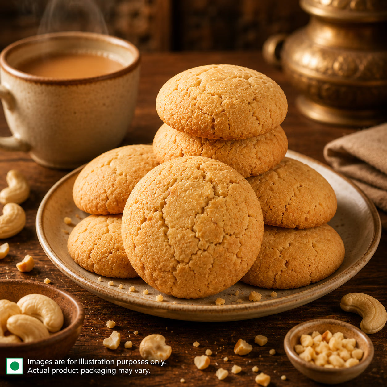 Kaju Nankhatai Cookies