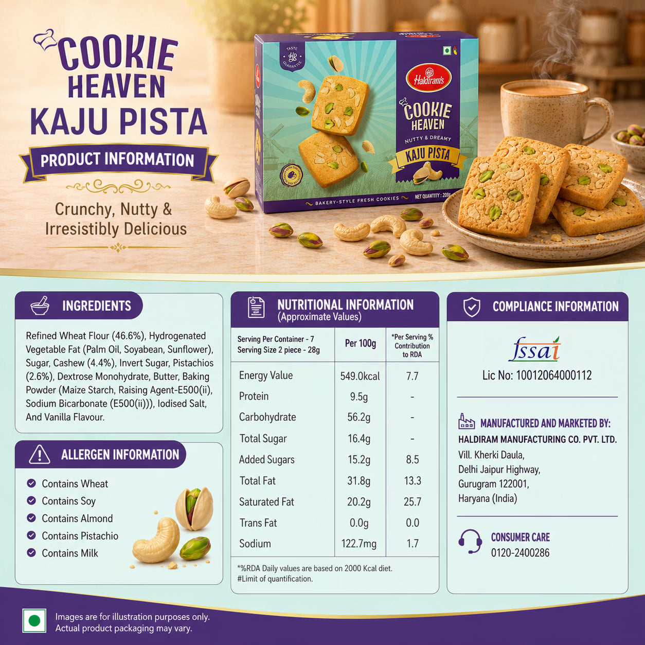 Kaju Pista Cookies