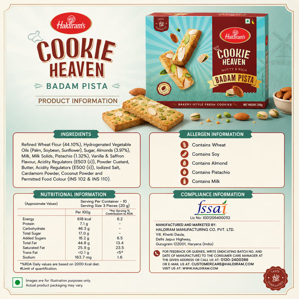 Badam Pista Cookies