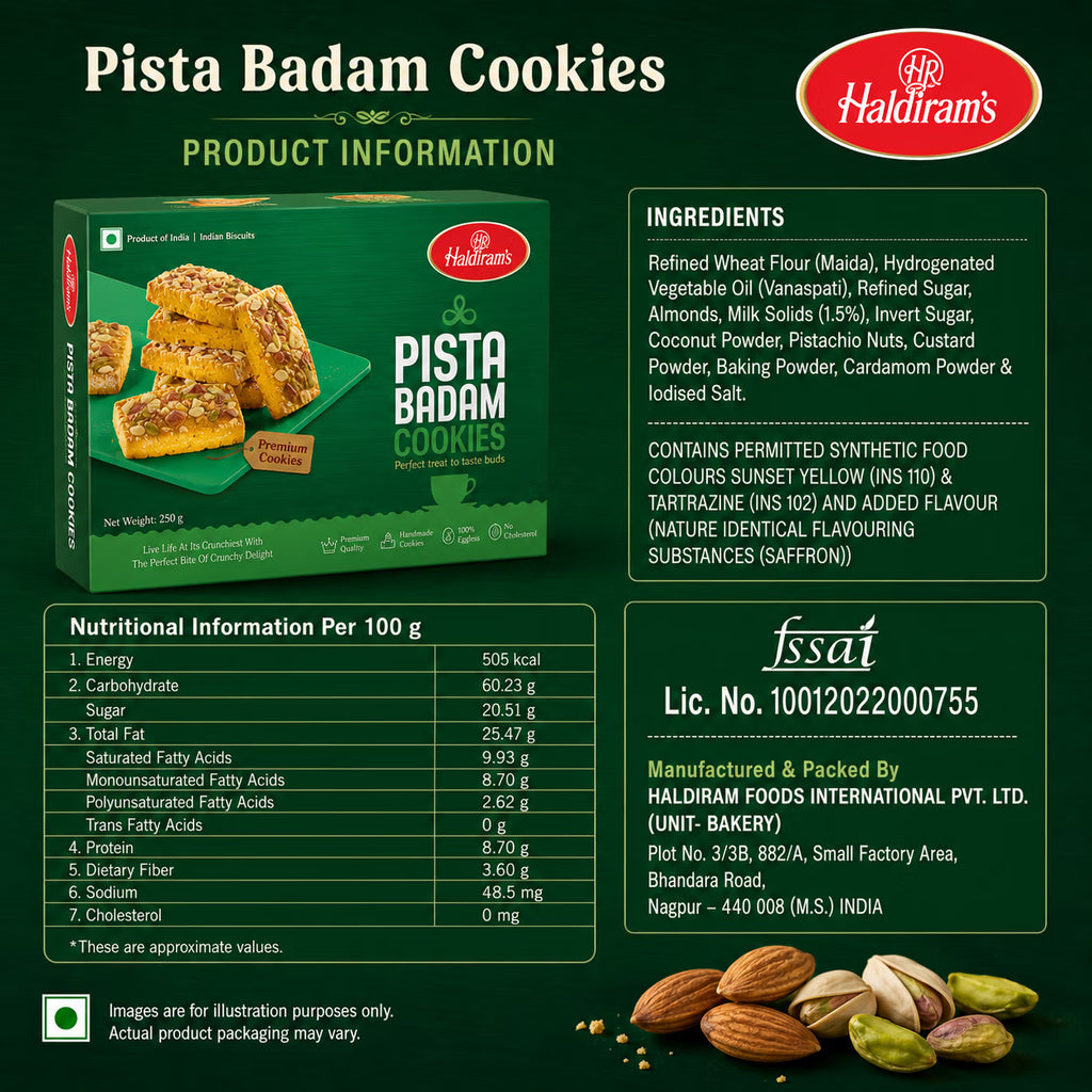 Pista Badam Cookies
