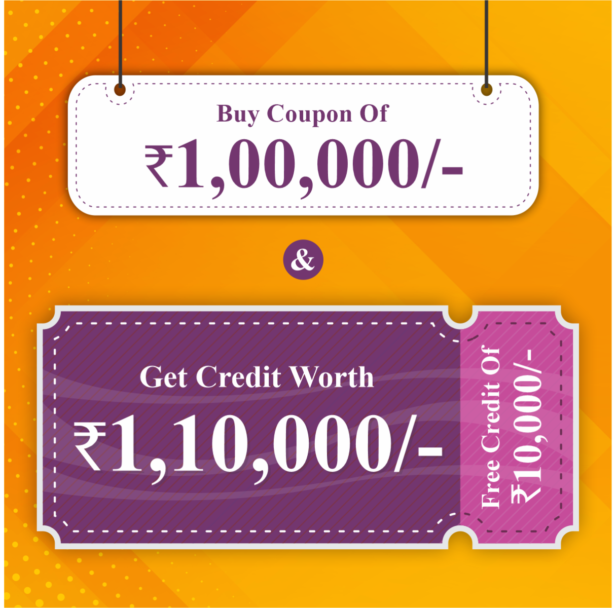 Coupon Worth Rs.100000
