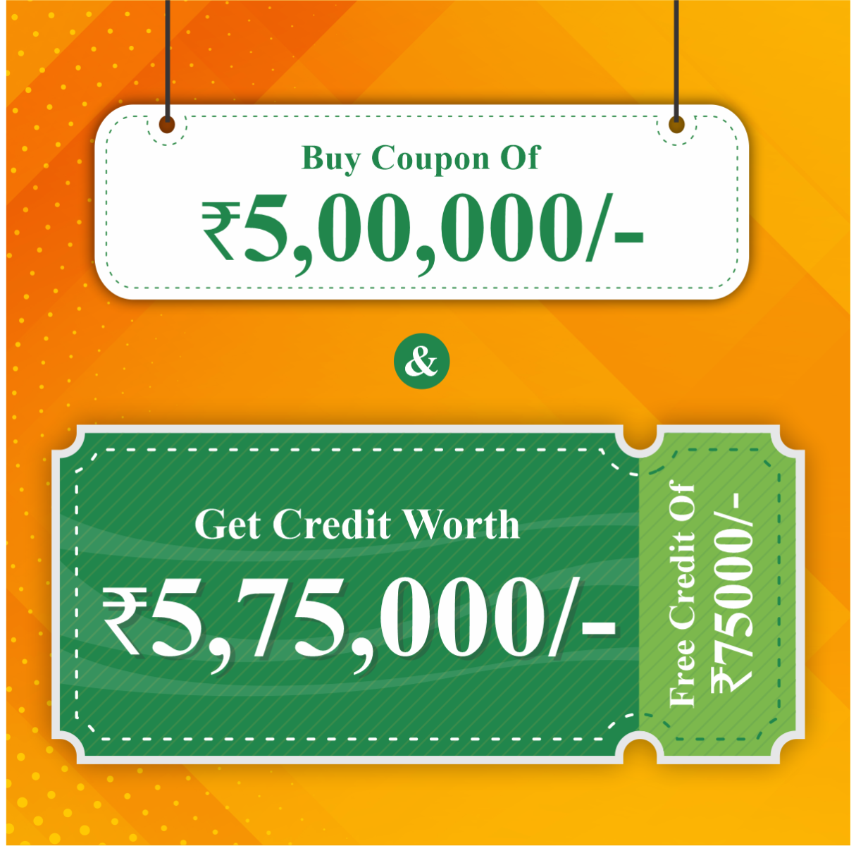 Coupon Worth Rs.500000